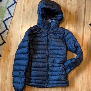 Black Diamond Down Hooded Jacket